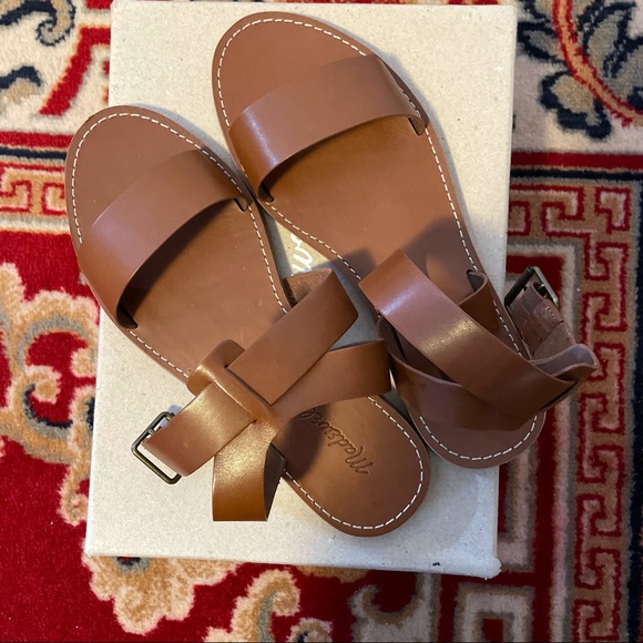 NIB! Madewell Leather Sandals - Picture 7 of 10